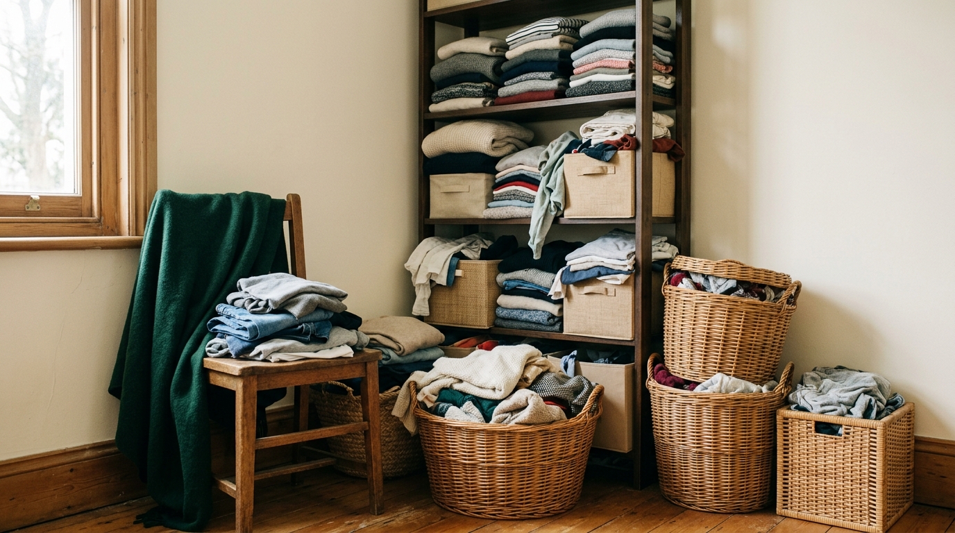 Your Small Room Doesn’t Need More Storage Baskets (Yet)